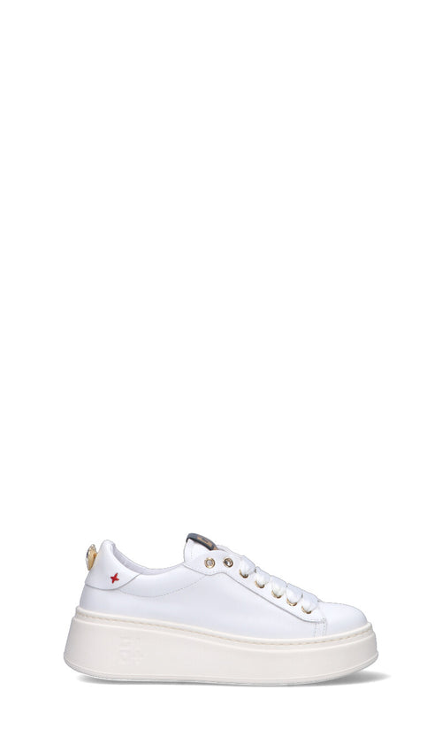 GIO+ Sneaker donna bianca in pelle