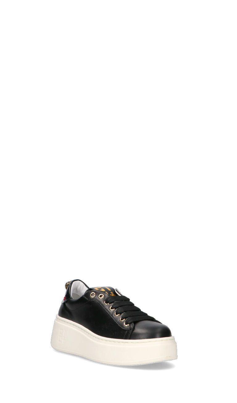 GIO+ Sneaker donna nera in pelle