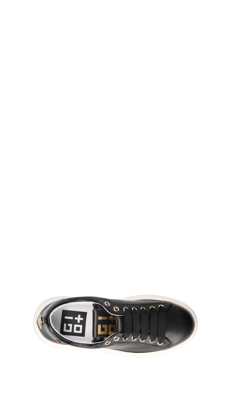 GIO+ Sneaker donna nera in pelle
