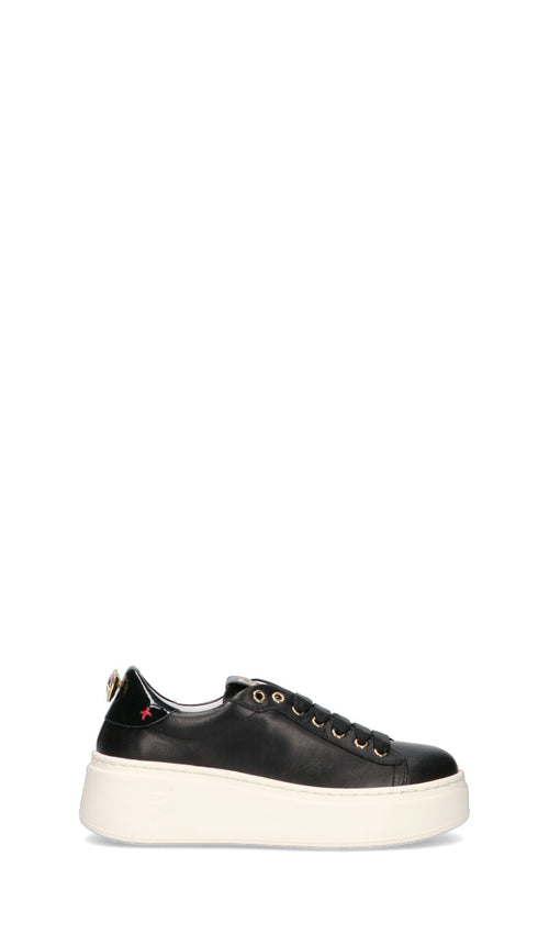 GIO+ Sneaker donna nera in pelle