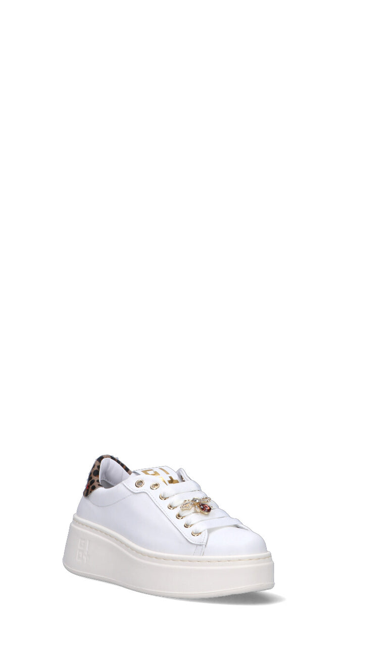 GIO+ Sneaker donna bianca in pelle