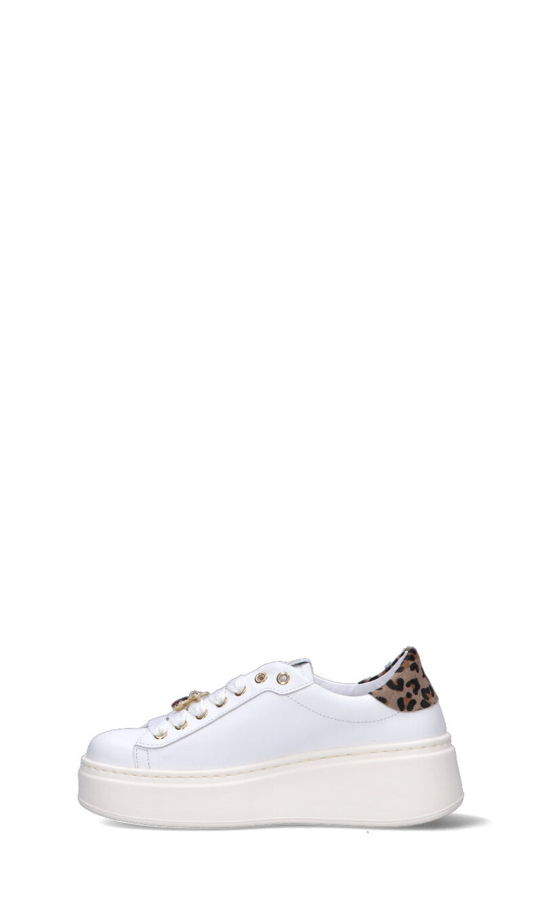 GIO+ Sneaker donna bianca in pelle