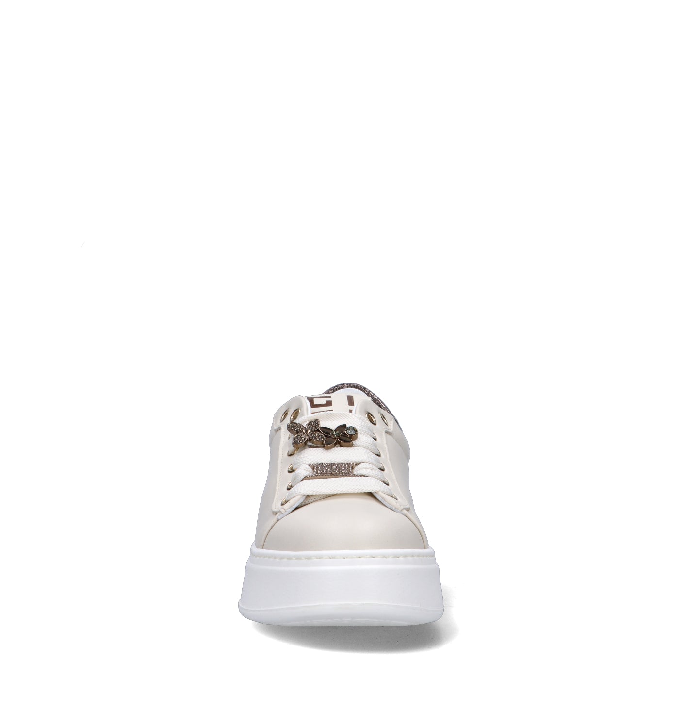 GIO+ Sneaker donna panna in pelle