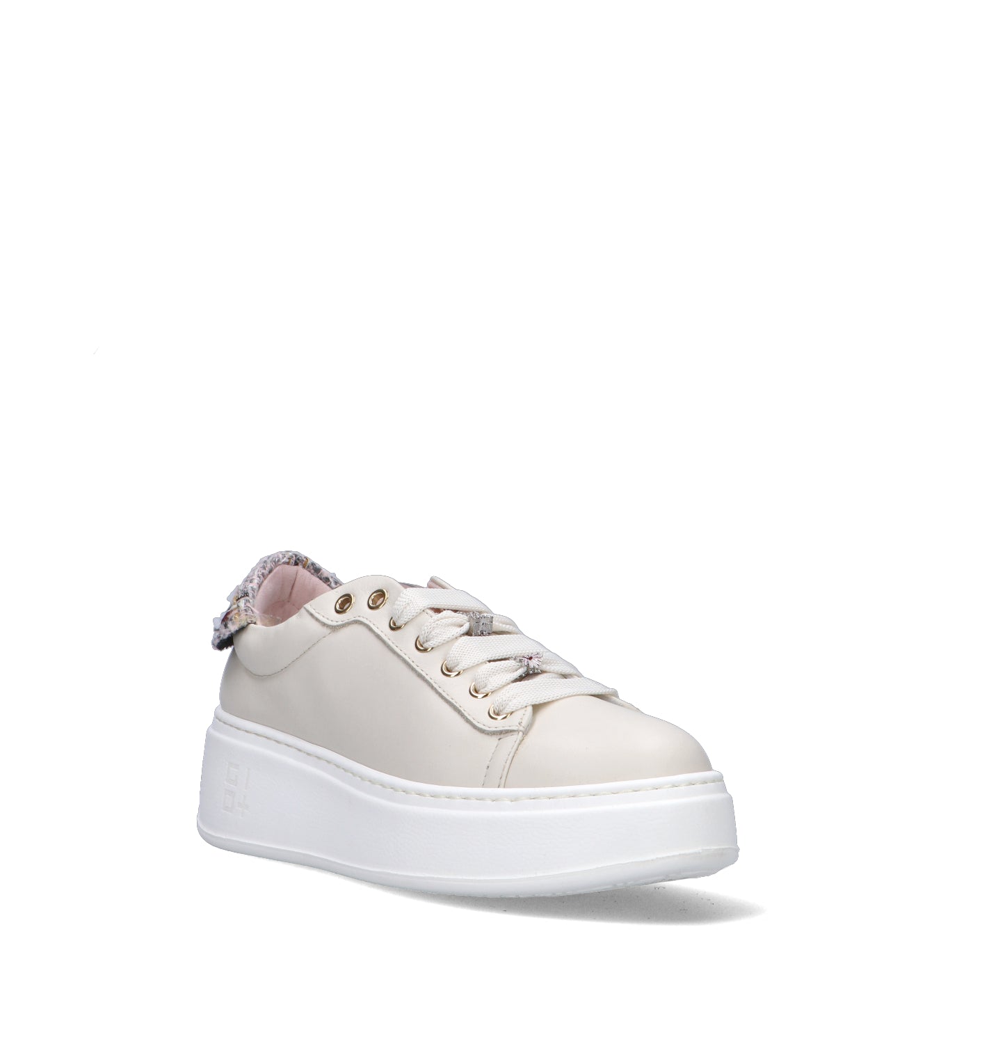 GIO+ Sneaker donna bianca in pelle