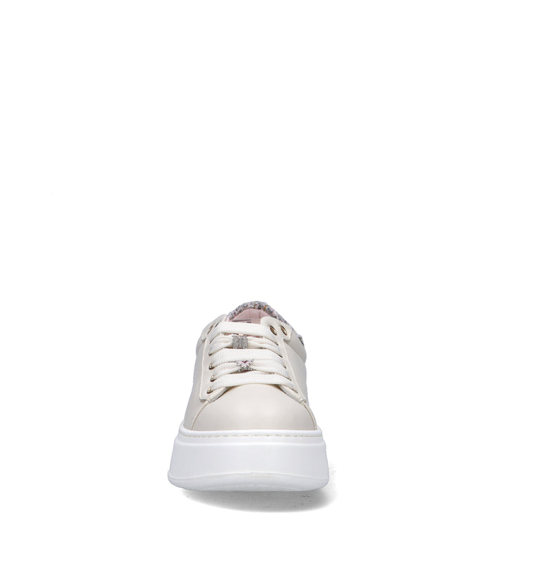 GIO+ Sneaker donna bianca in pelle