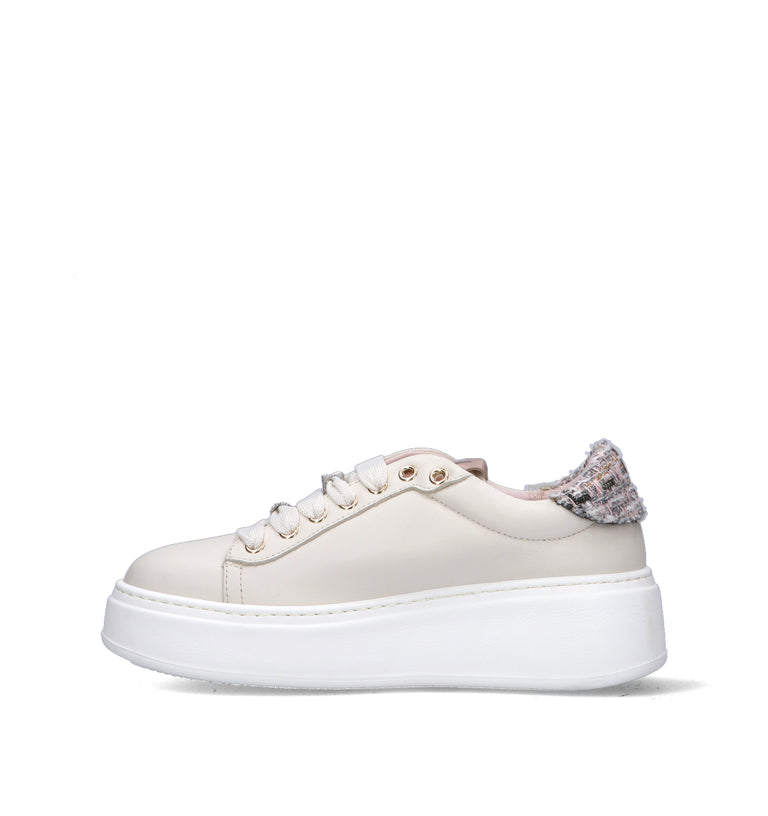 GIO+ Sneaker donna bianca in pelle