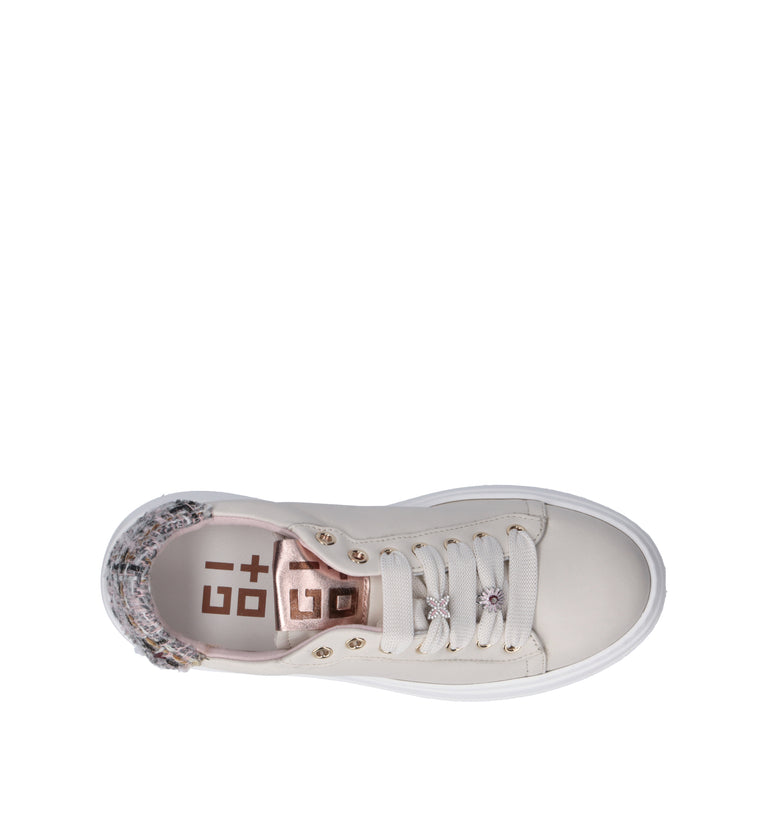 GIO+ Sneaker donna bianca in pelle
