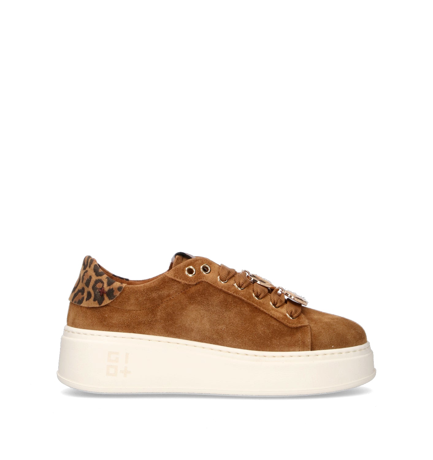 GIO+ Sneaker donna marrone in suede