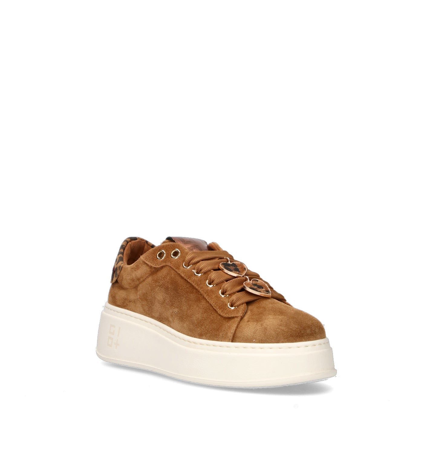 GIO+ Sneaker donna marrone in suede