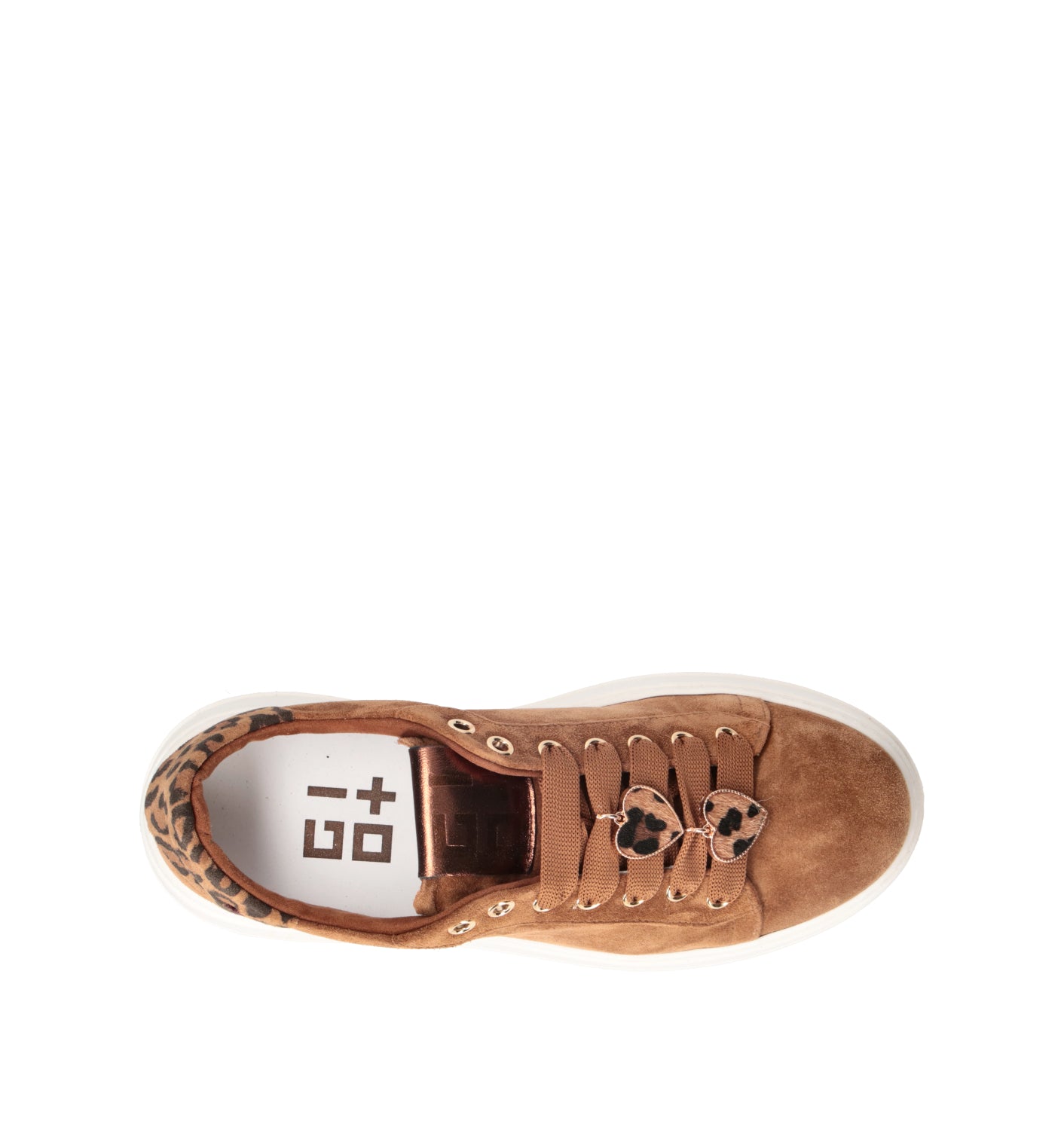 GIO+ Sneaker donna marrone in suede