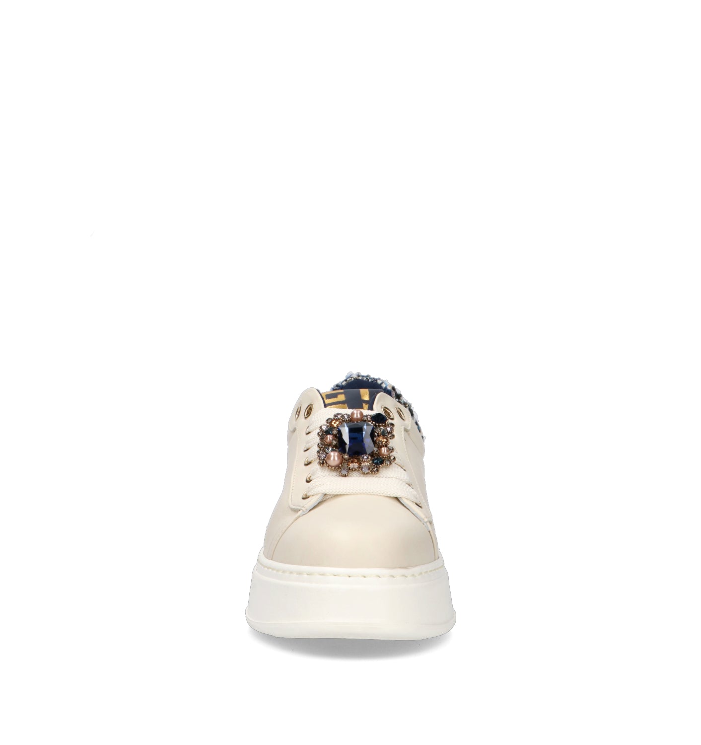 GIO+ Sneaker donna panna in pelle