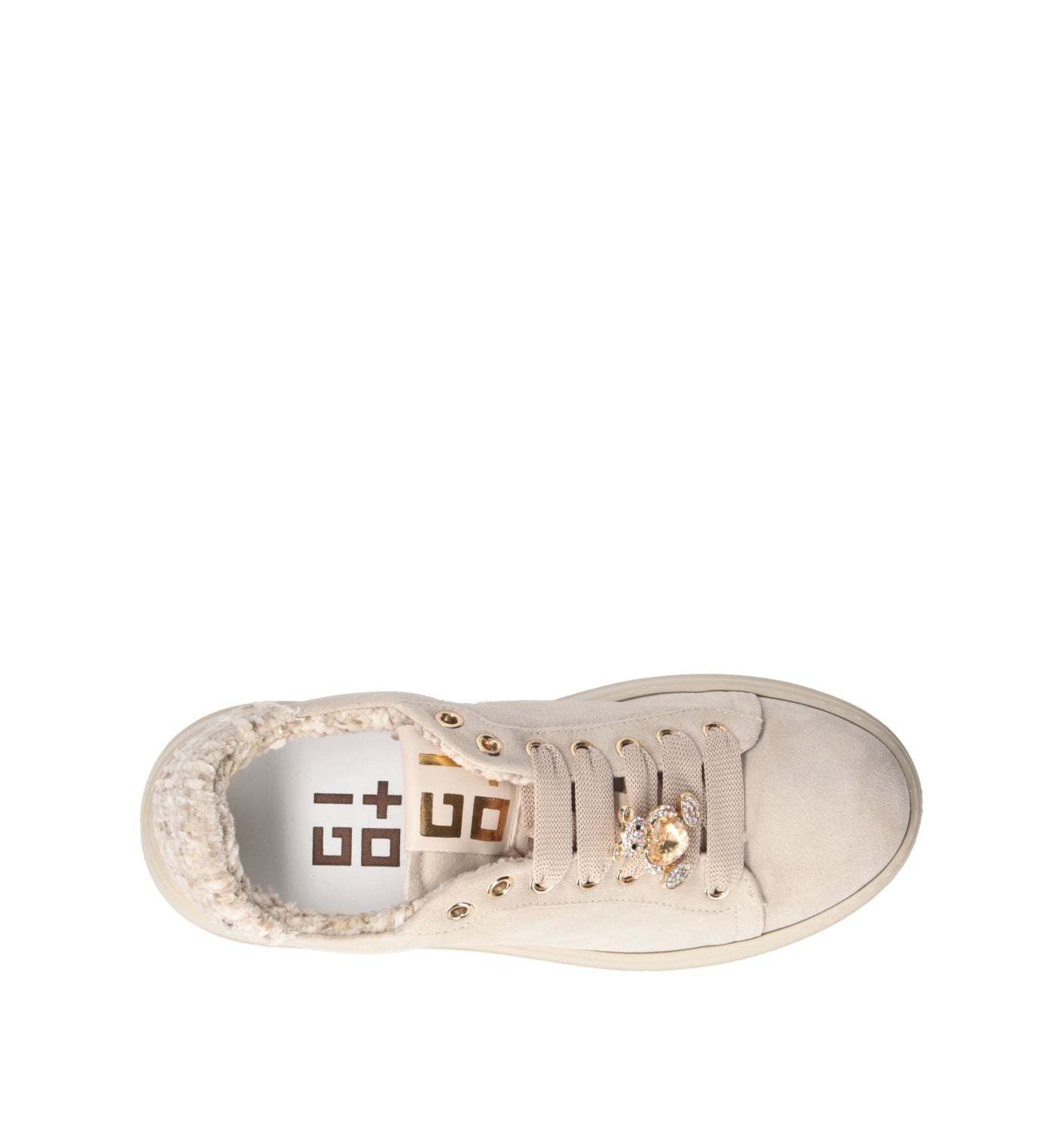 GIO+ Sneaker donna panna in suede