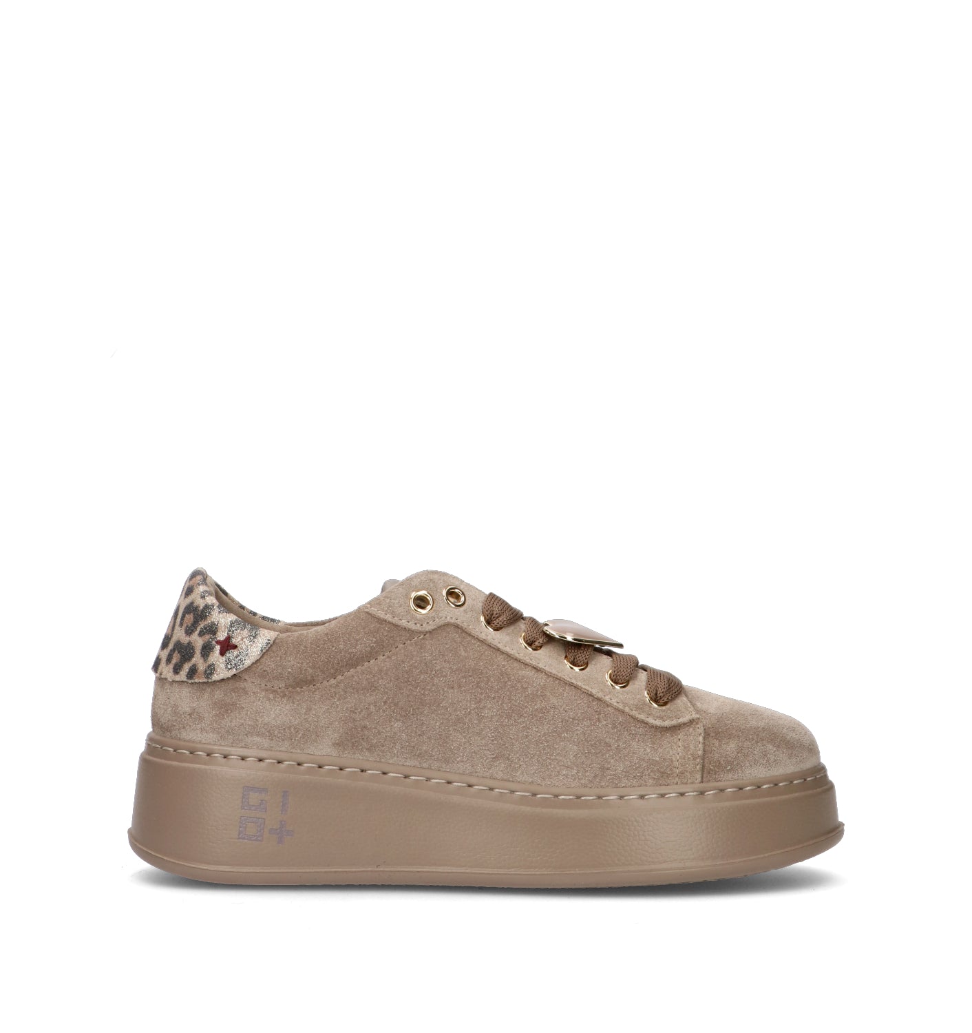 GIO+ Sneaker donna taupe in suede