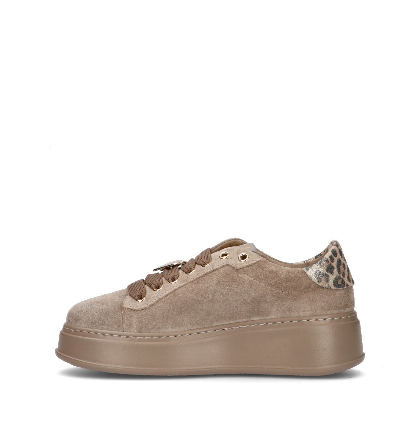 GIO+ Sneaker donna taupe in suede
