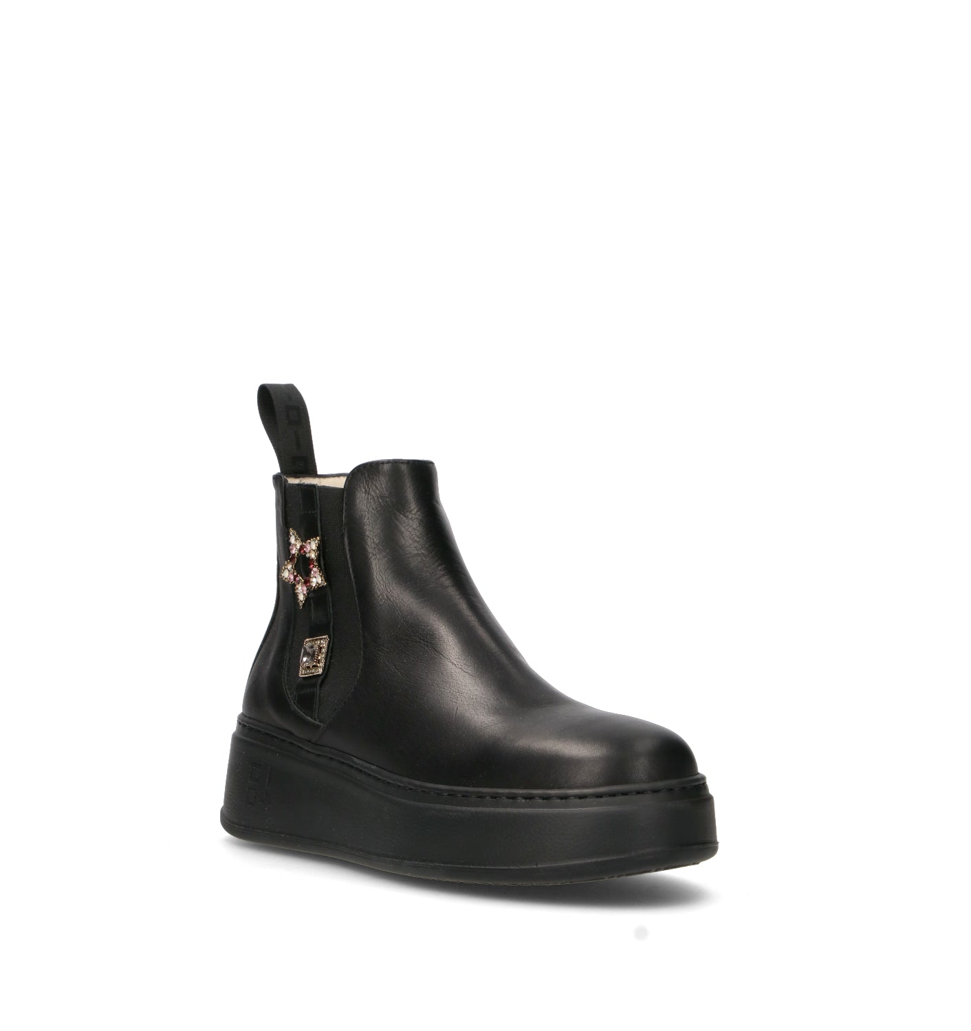 GIO+ Beatles donna nero in pelle