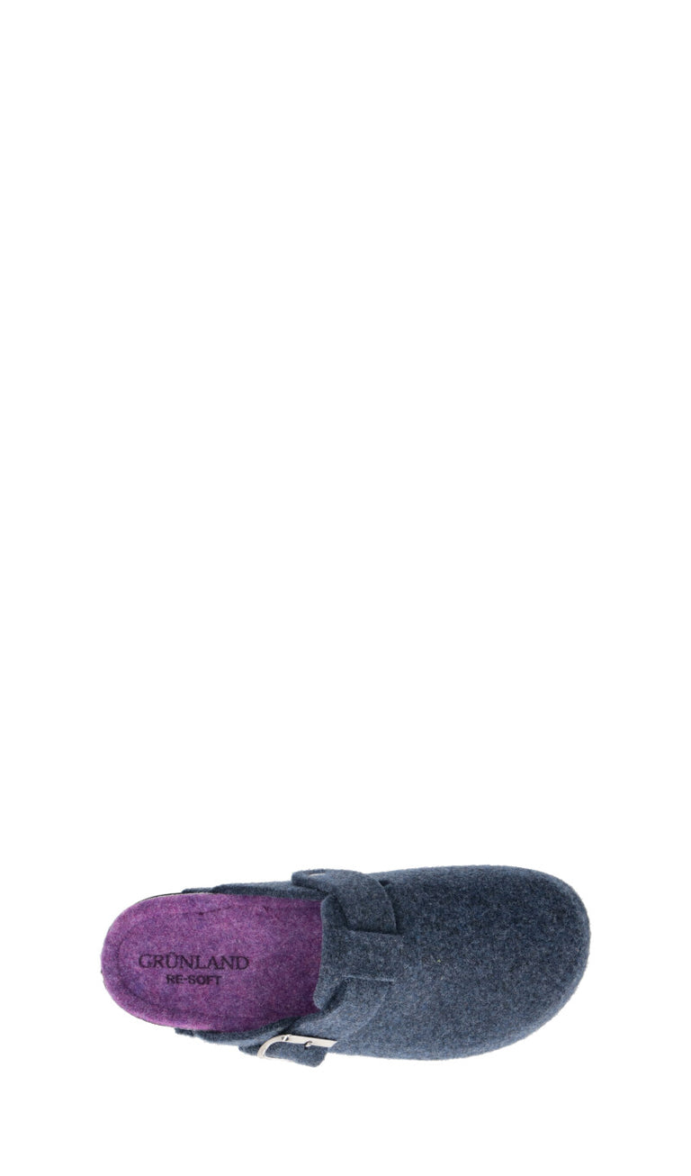 GRUNLAND Ciabatta donna blu