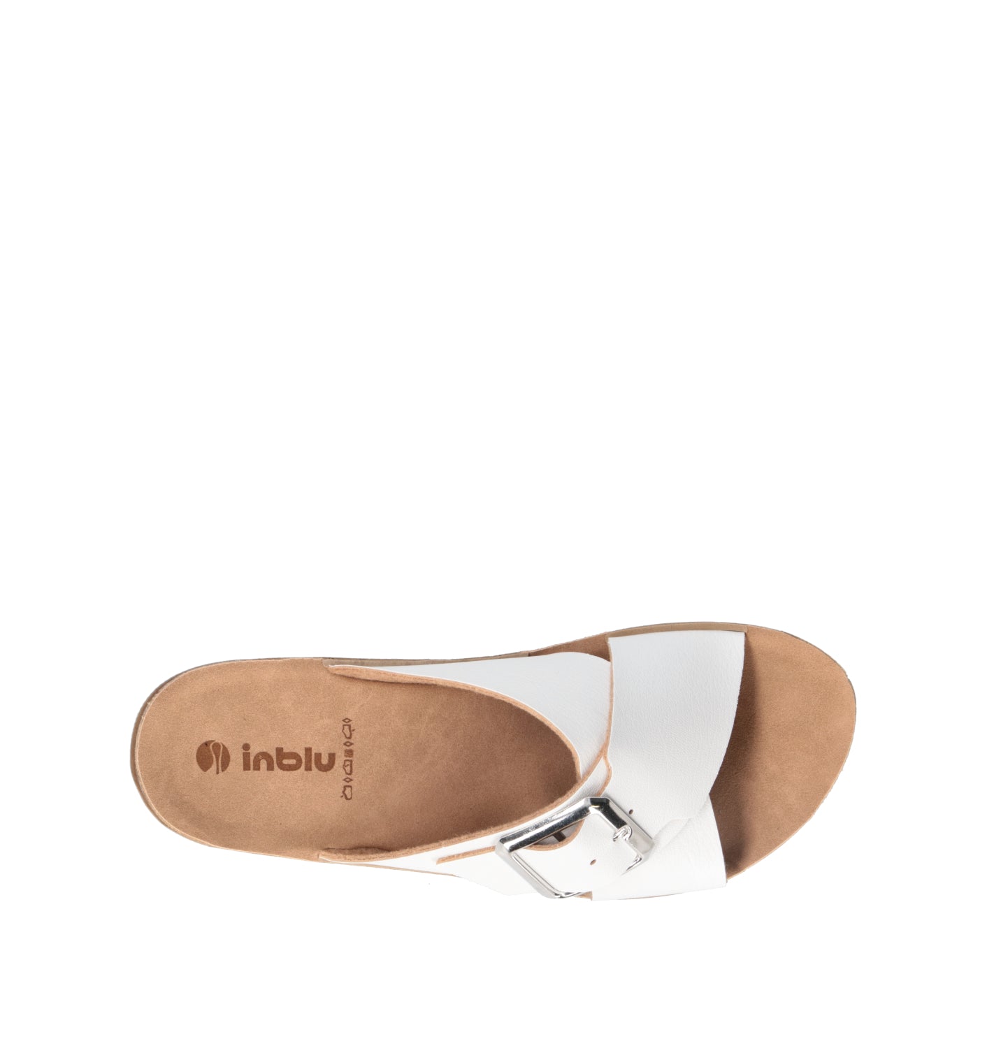 INBLU Ciabatta donna bianca