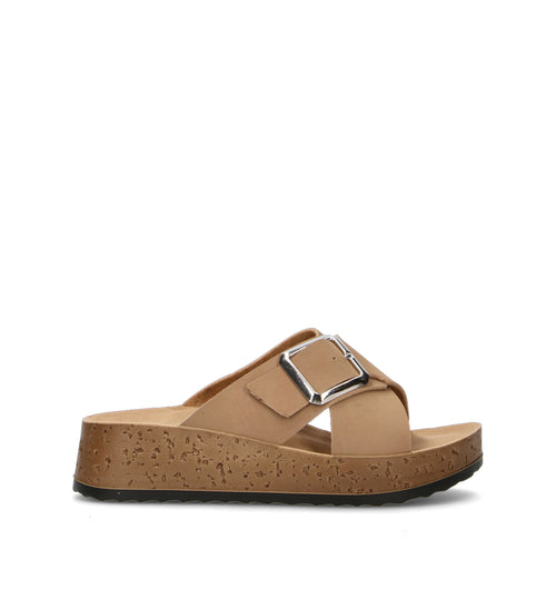 INBLU Ciabatta donna beige