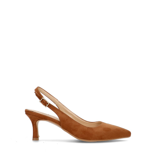 PERLAMARINA Slingback donna marrone