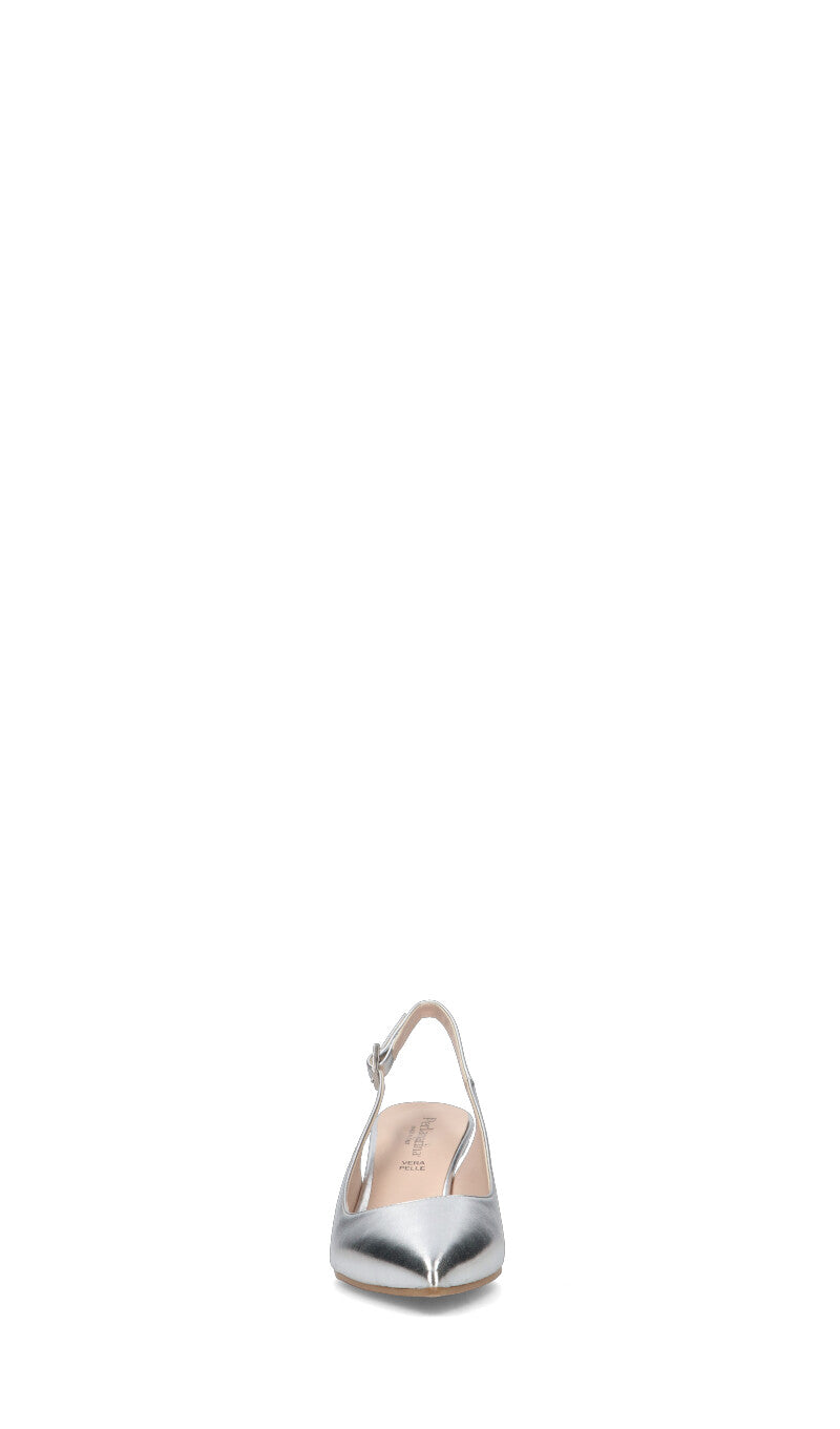 PERLAMARINA Slingback donna argento