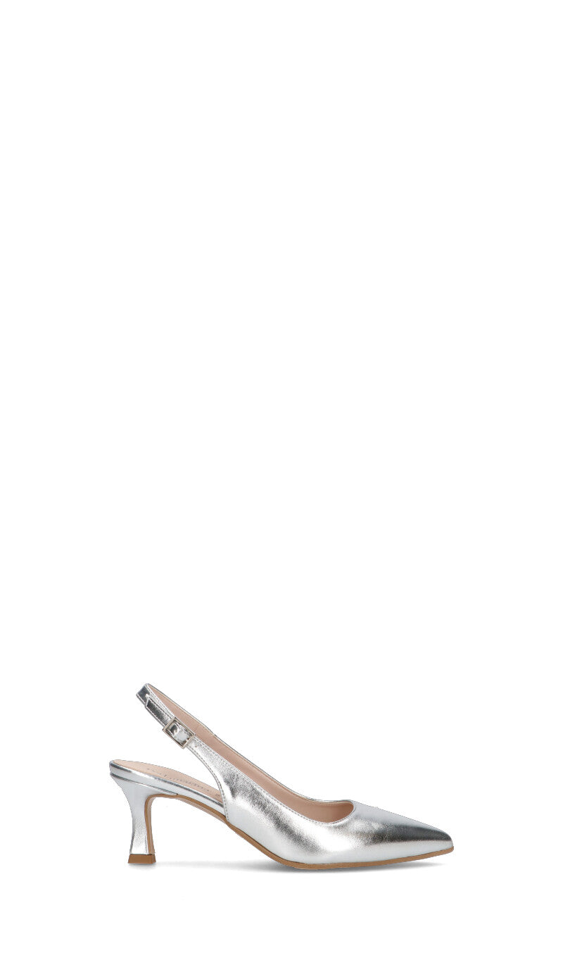 PERLAMARINA Slingback donna argento
