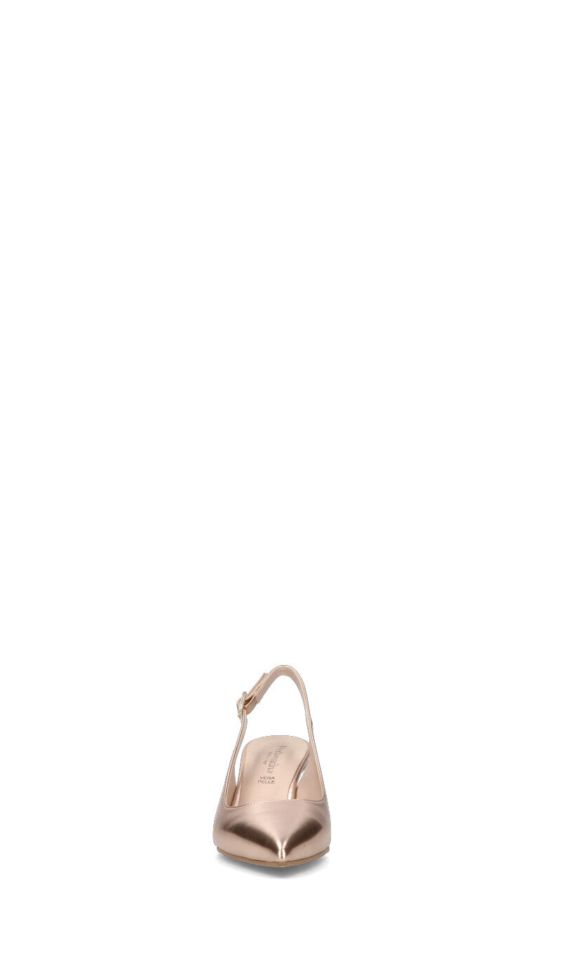 PERLAMARINA Slingback donna oro rosa