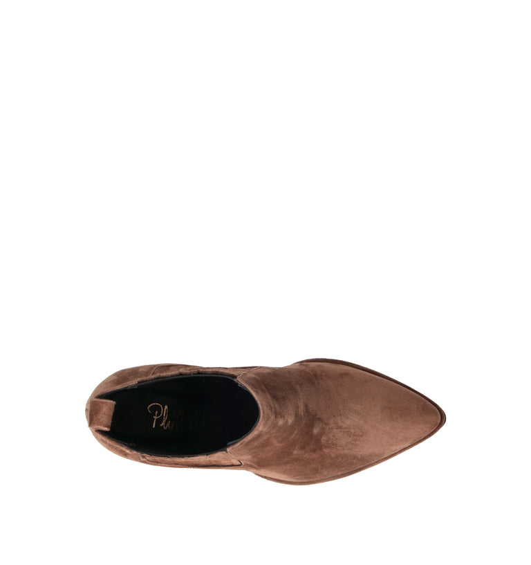 PHIL MELVIS Tronchetto donna marrone in suede