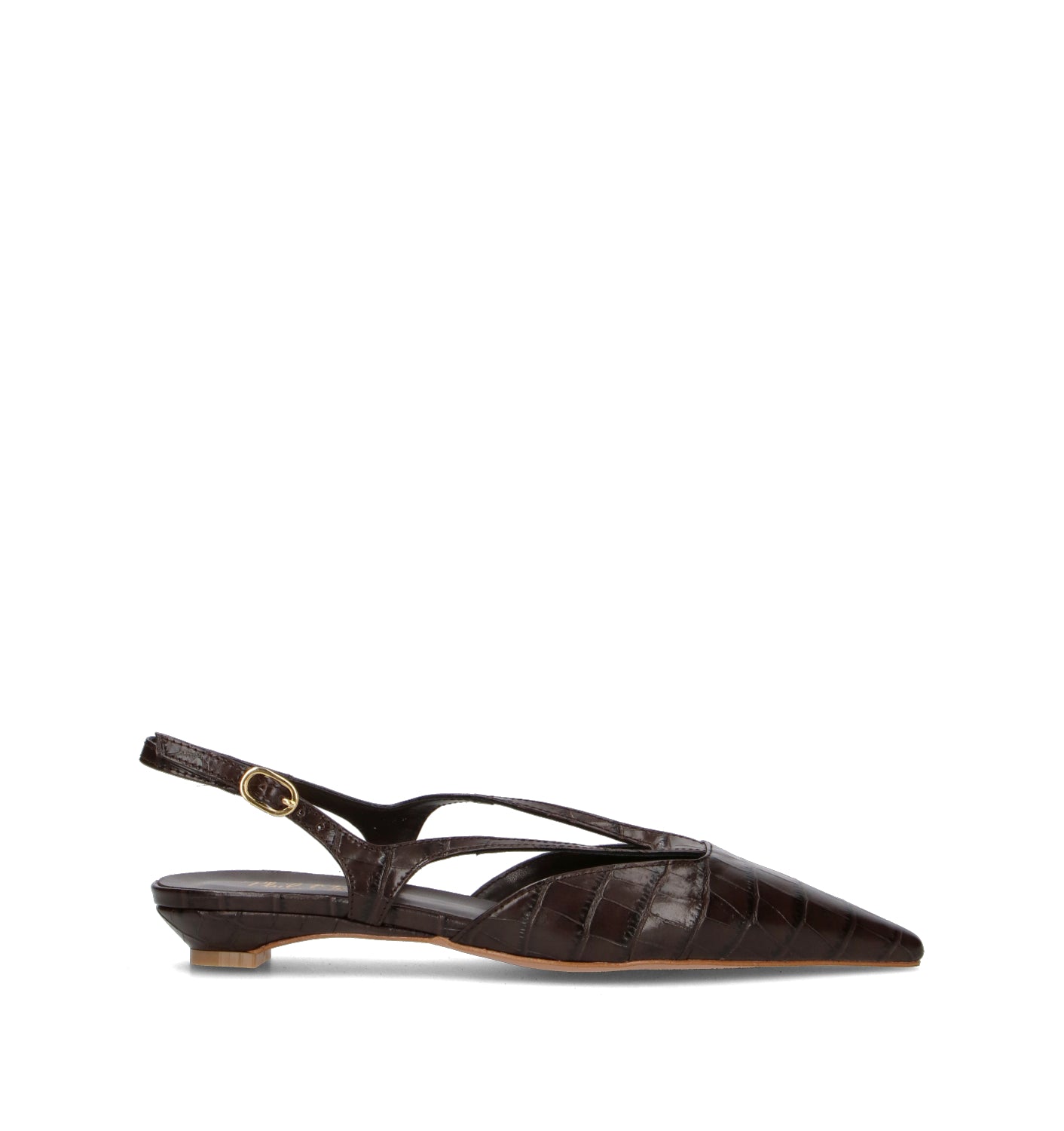 PHIL MELVIS Slingback donna testa di moro in pelle