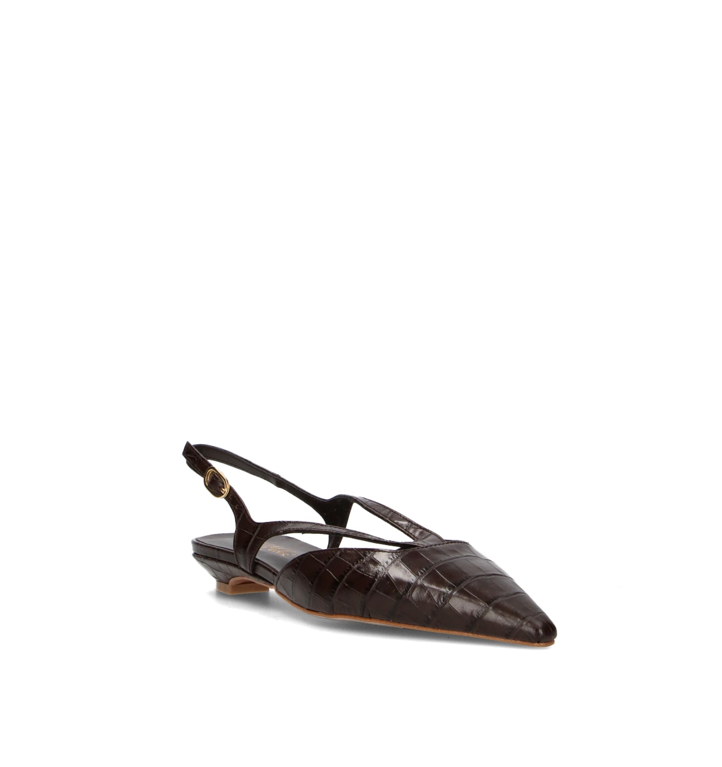 PHIL MELVIS Slingback donna testa di moro in pelle
