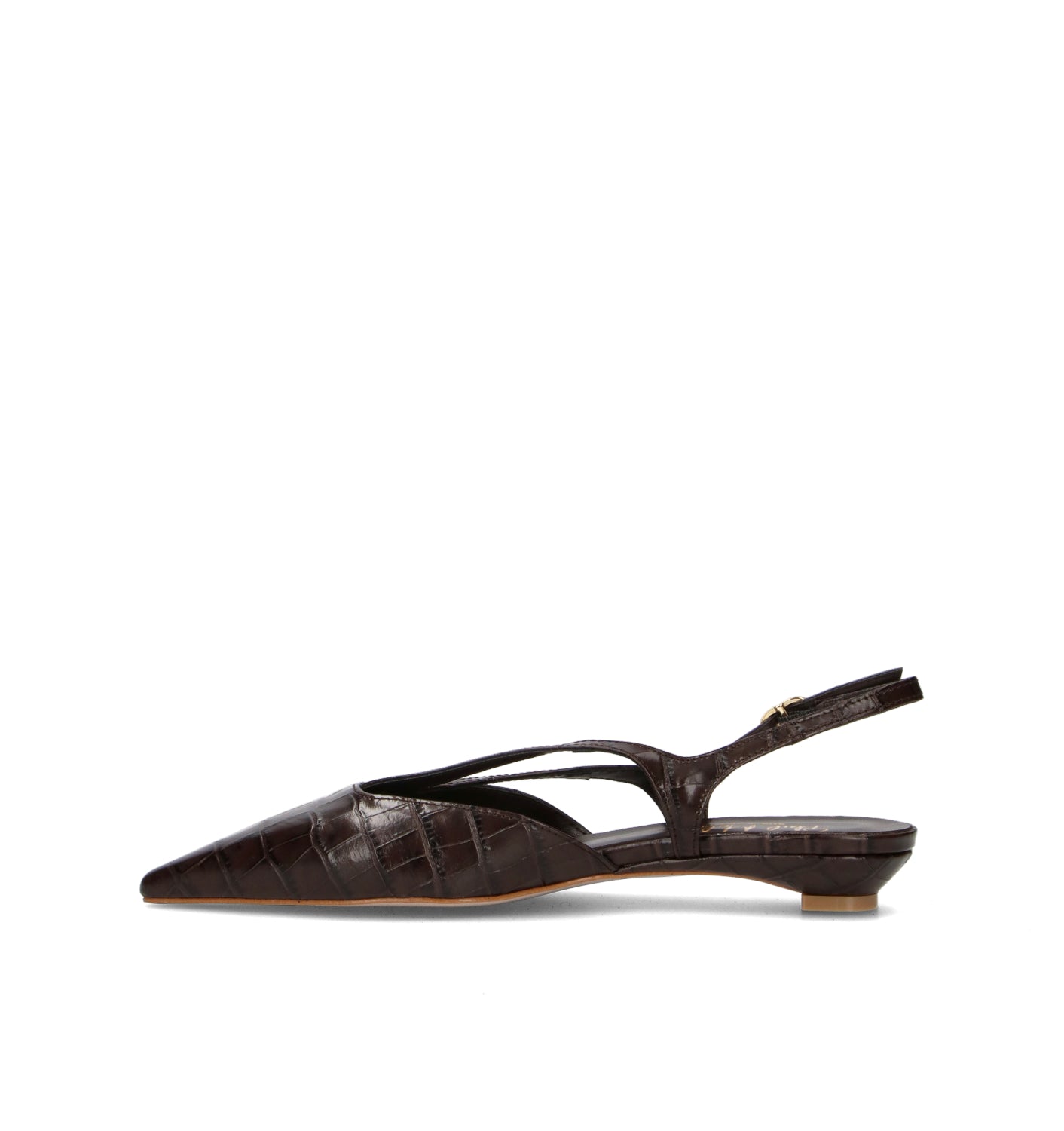 PHIL MELVIS Slingback donna testa di moro in pelle