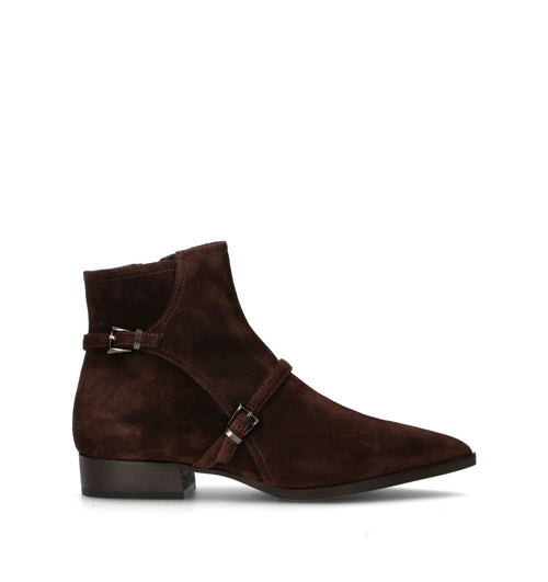PHIL MELVIS Tronchetto donna testa di moro in suede