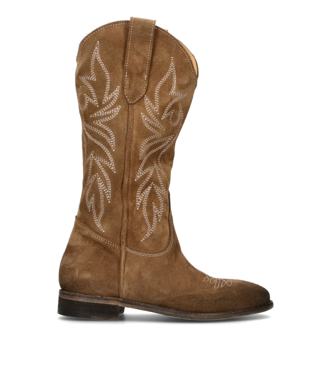 PHIL MELVIS Stivale donna marrone in suede