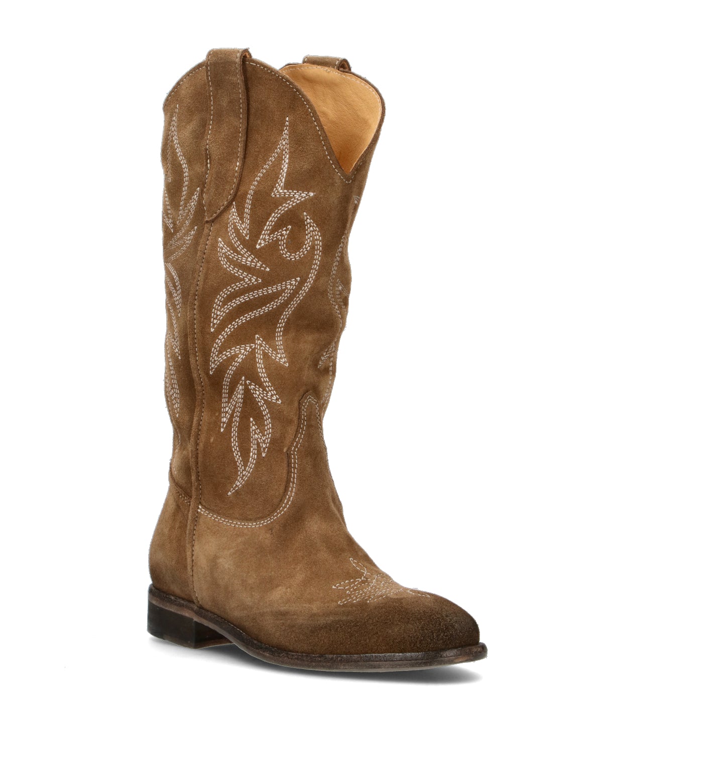 PHIL MELVIS Stivale donna marrone in suede