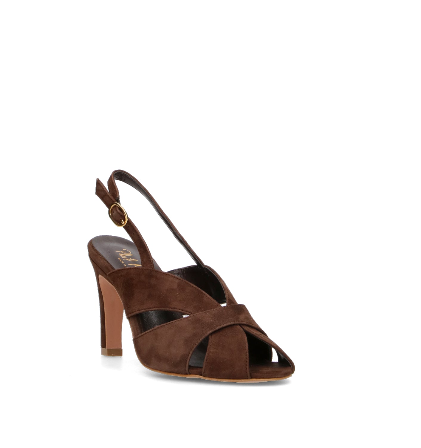 PHIL MELVIS Sandalo donna testa di moro in suede
