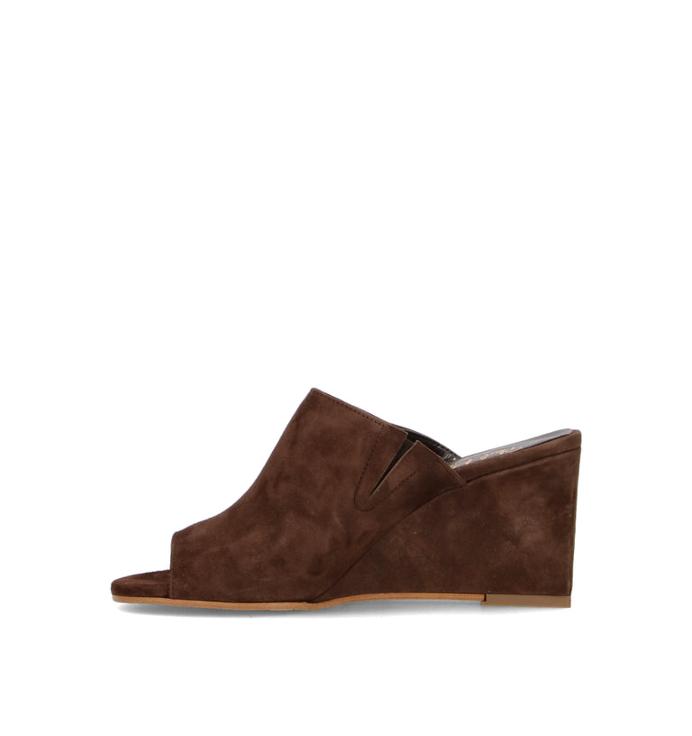 PHIL MELVIS Sandalo donna testa di moro in suede
