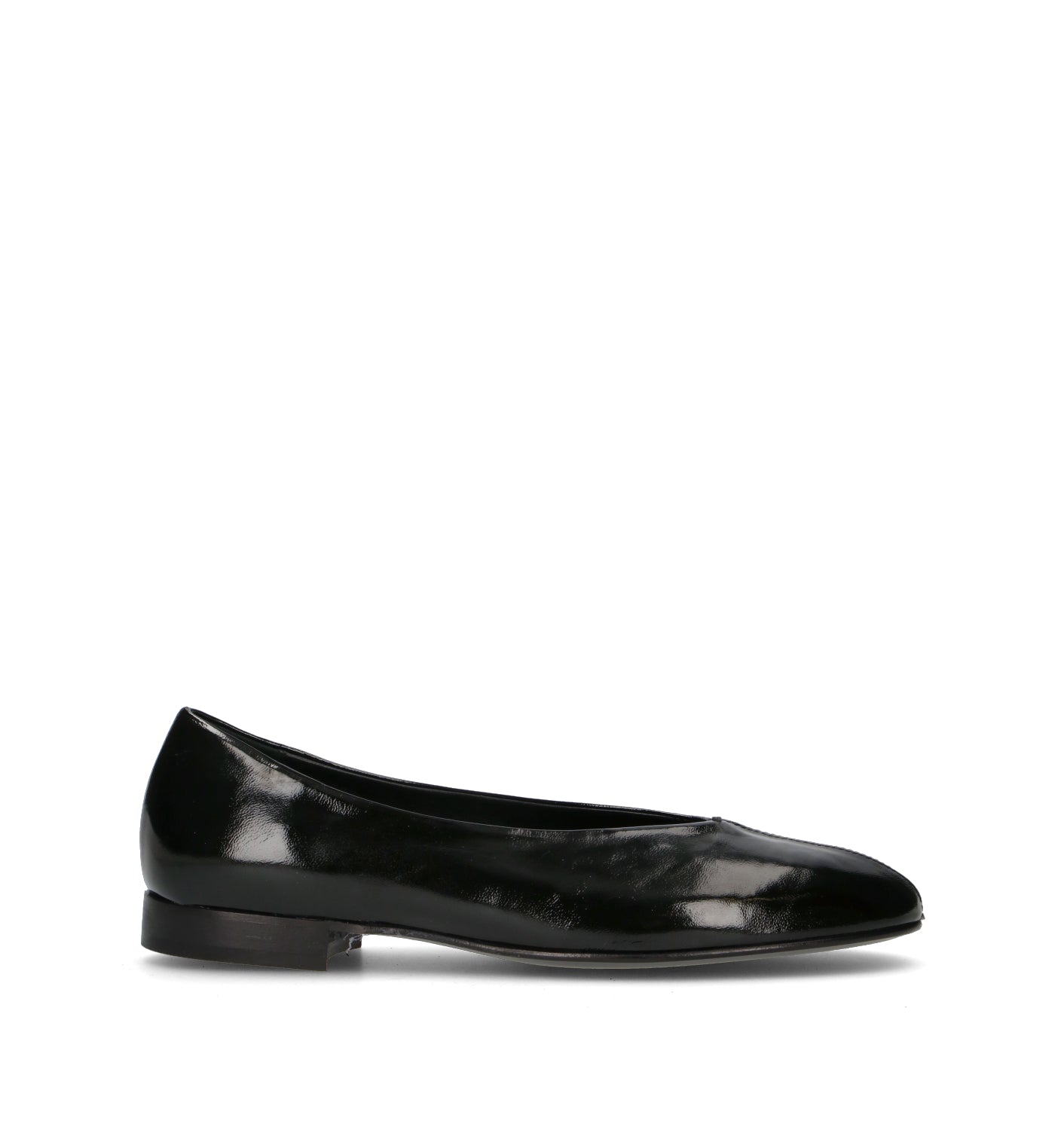 PHIL MELVIS Ballerina donna nera in pelle