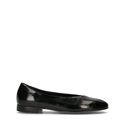 PHIL MELVIS Ballerina donna nera in pelle