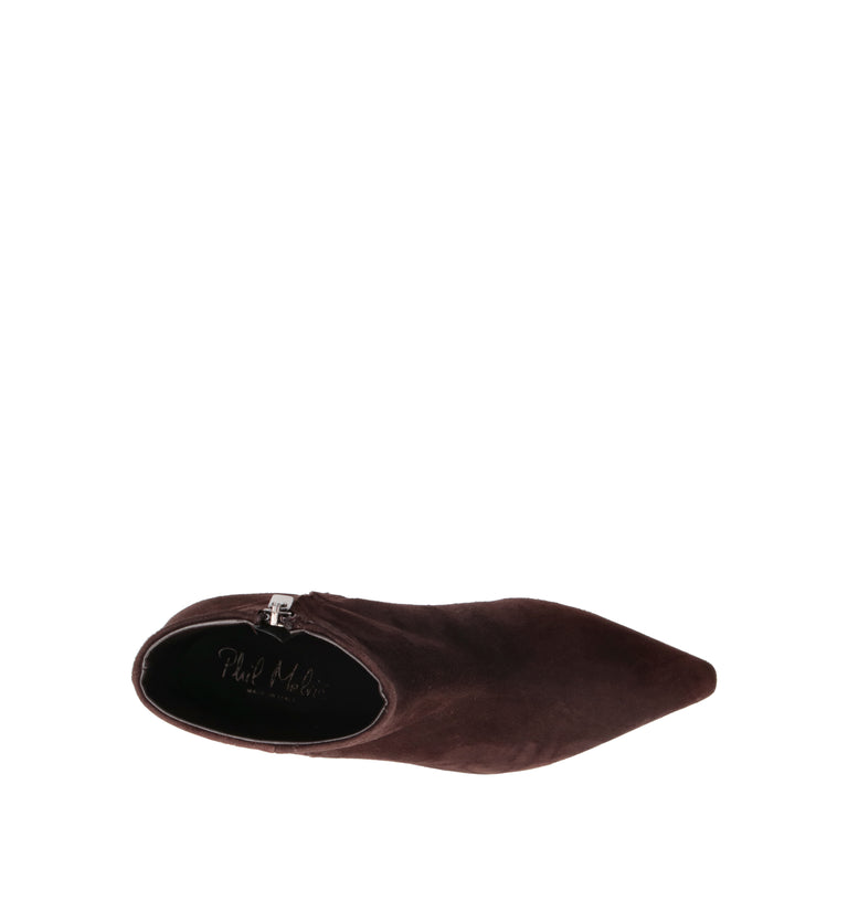 PHIL MELVIS Tronchetto donna marrone in suede
