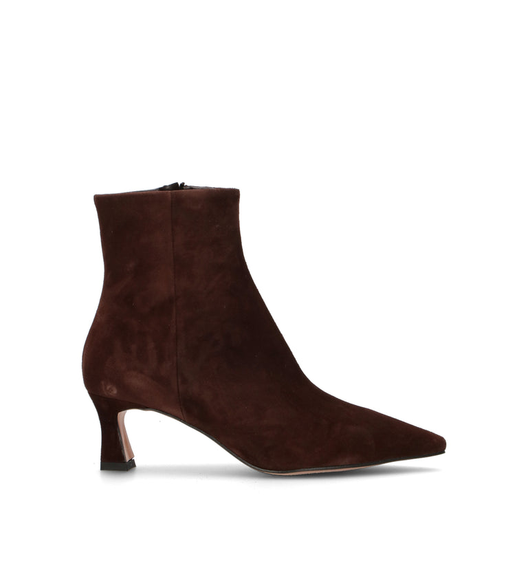 PHIL MELVIS Tronchetto donna marrone in suede
