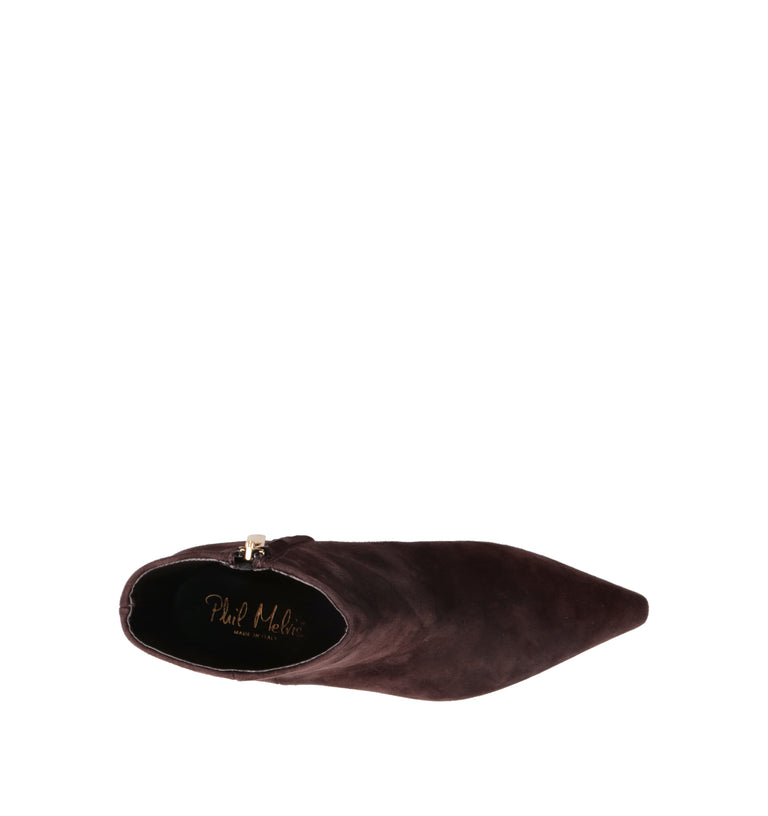 PHIL MELVIS Tronchetto donna testa di moro in suede