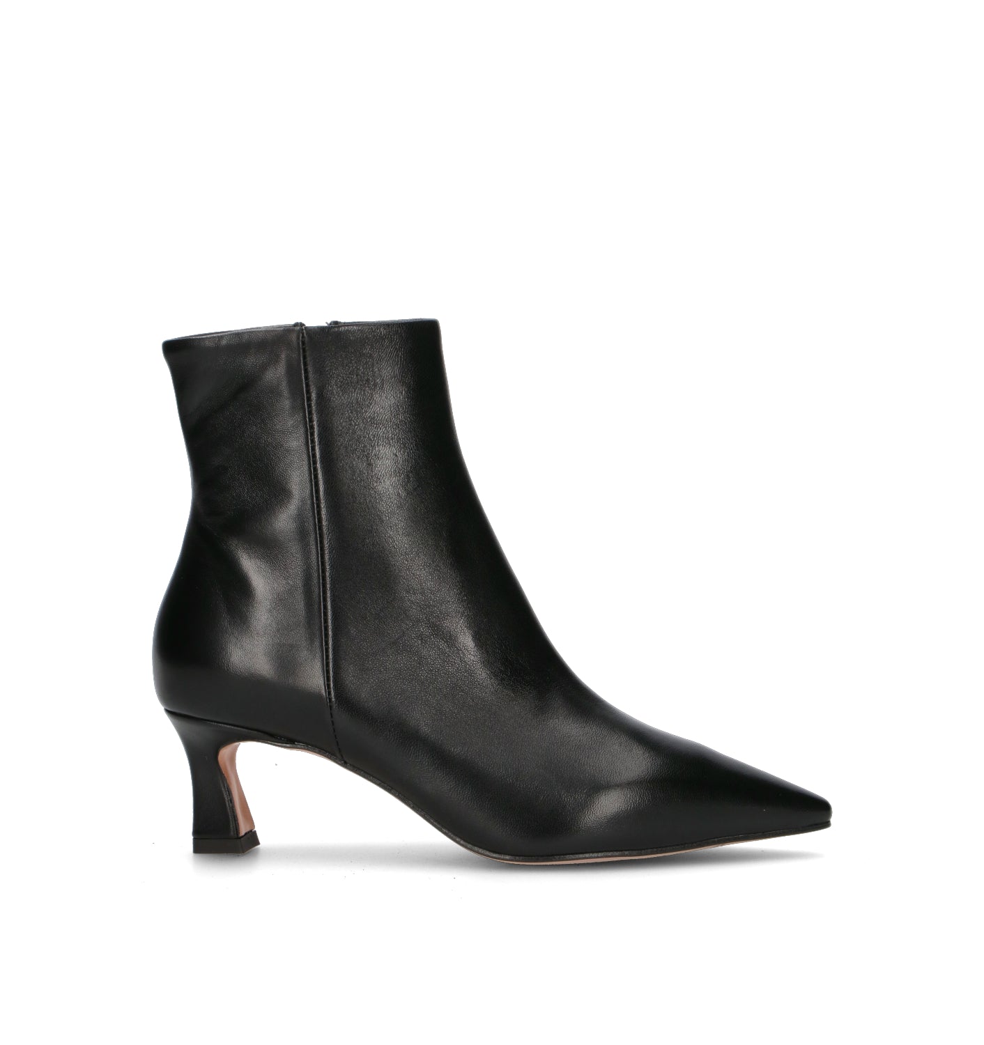 PHIL MELVIS Tronchetto donna nero in pelle