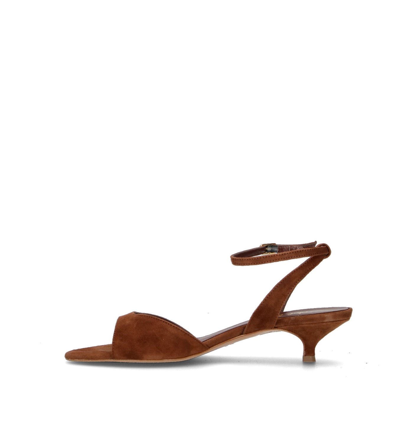 PHIL MELVIS Sandalo donna marrone in suede