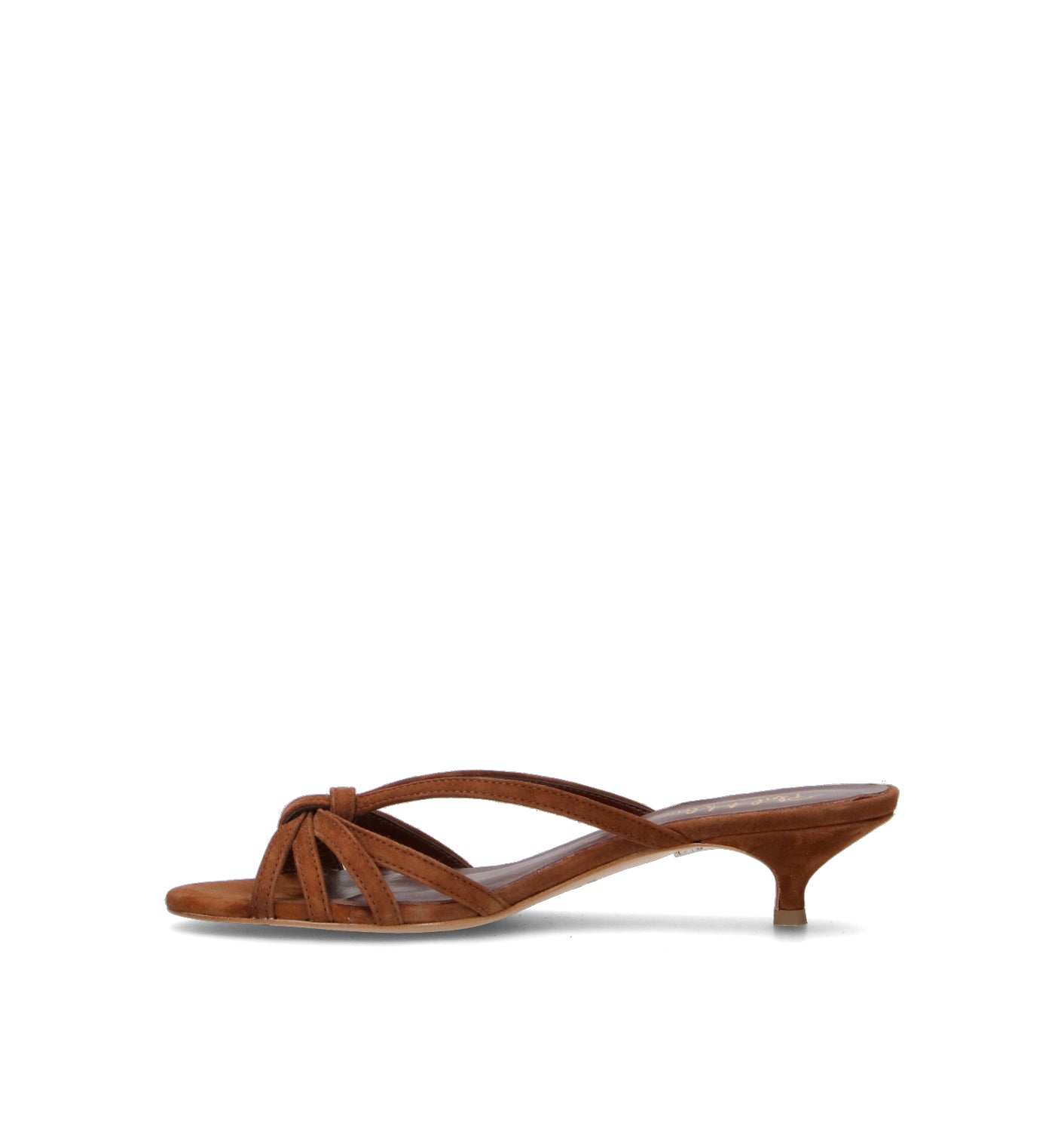 PHIL MELVIS Sandalo donna marrone in suede
