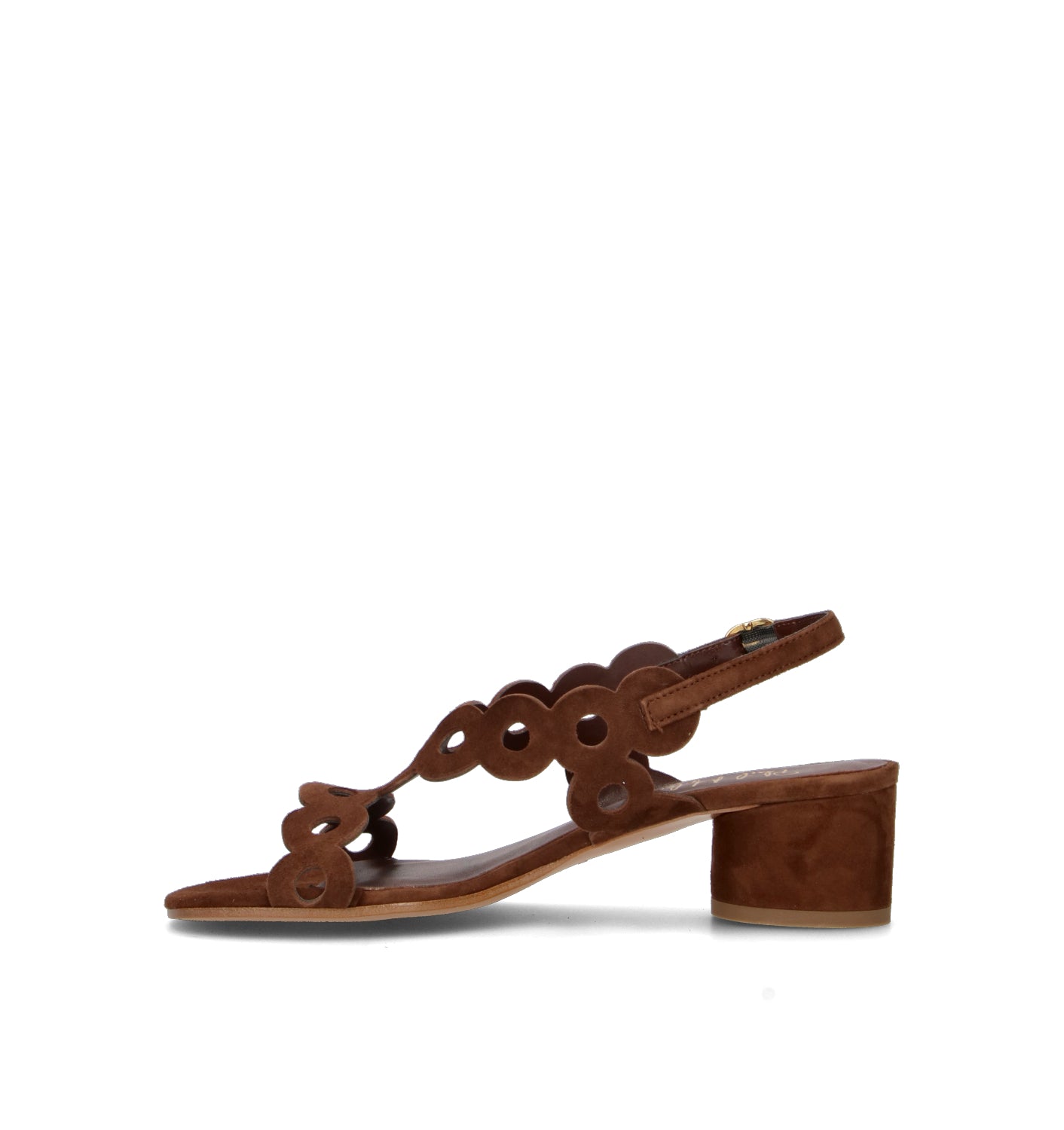 PHIL MELVIS Sandalo donna marrone in suede