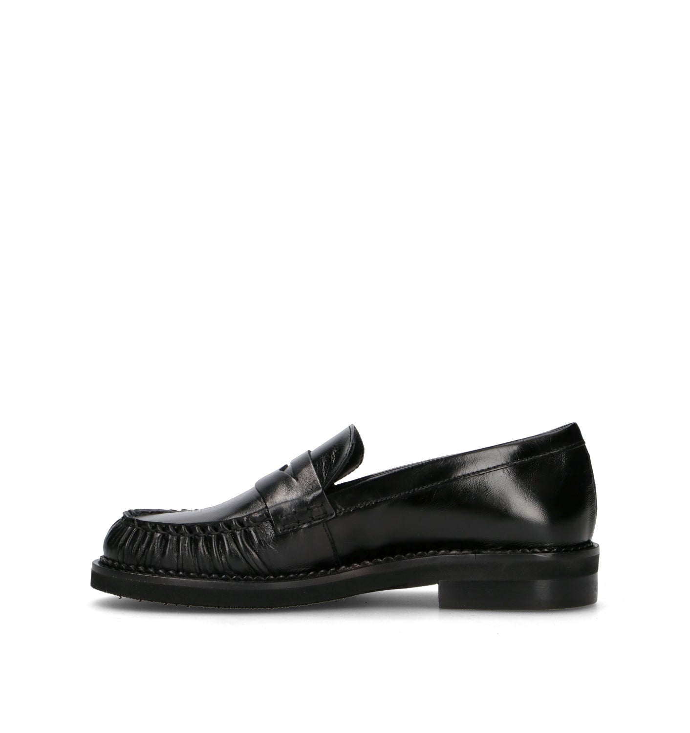 PHIL MELVIS Mocassino donna nero in pelle