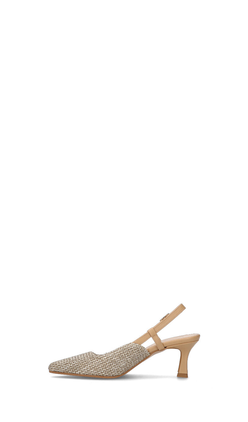 PERLAMARINA Slingback donna beige