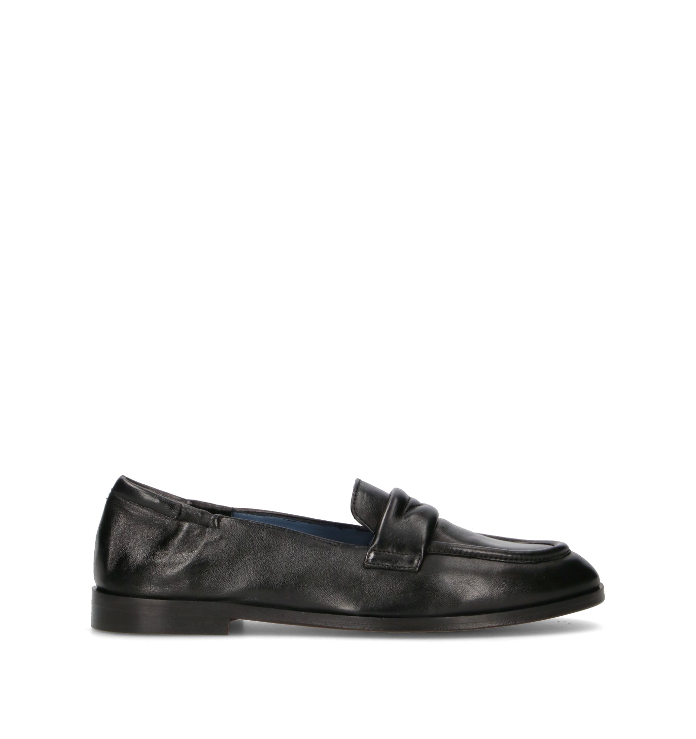 PHIL MELVIS Mocassino donna nero in pelle