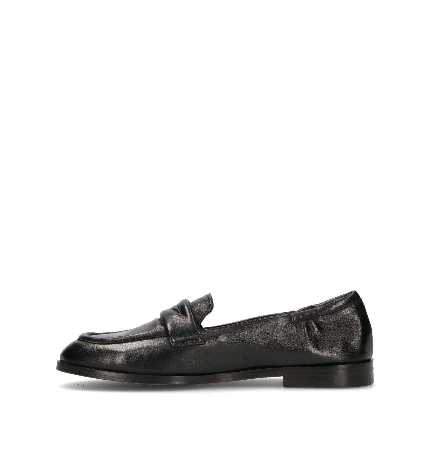 PHIL MELVIS Mocassino donna nero in pelle