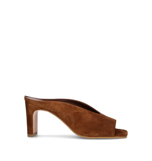 PHIL MELVIS Sandalo donna cioccolato in suede