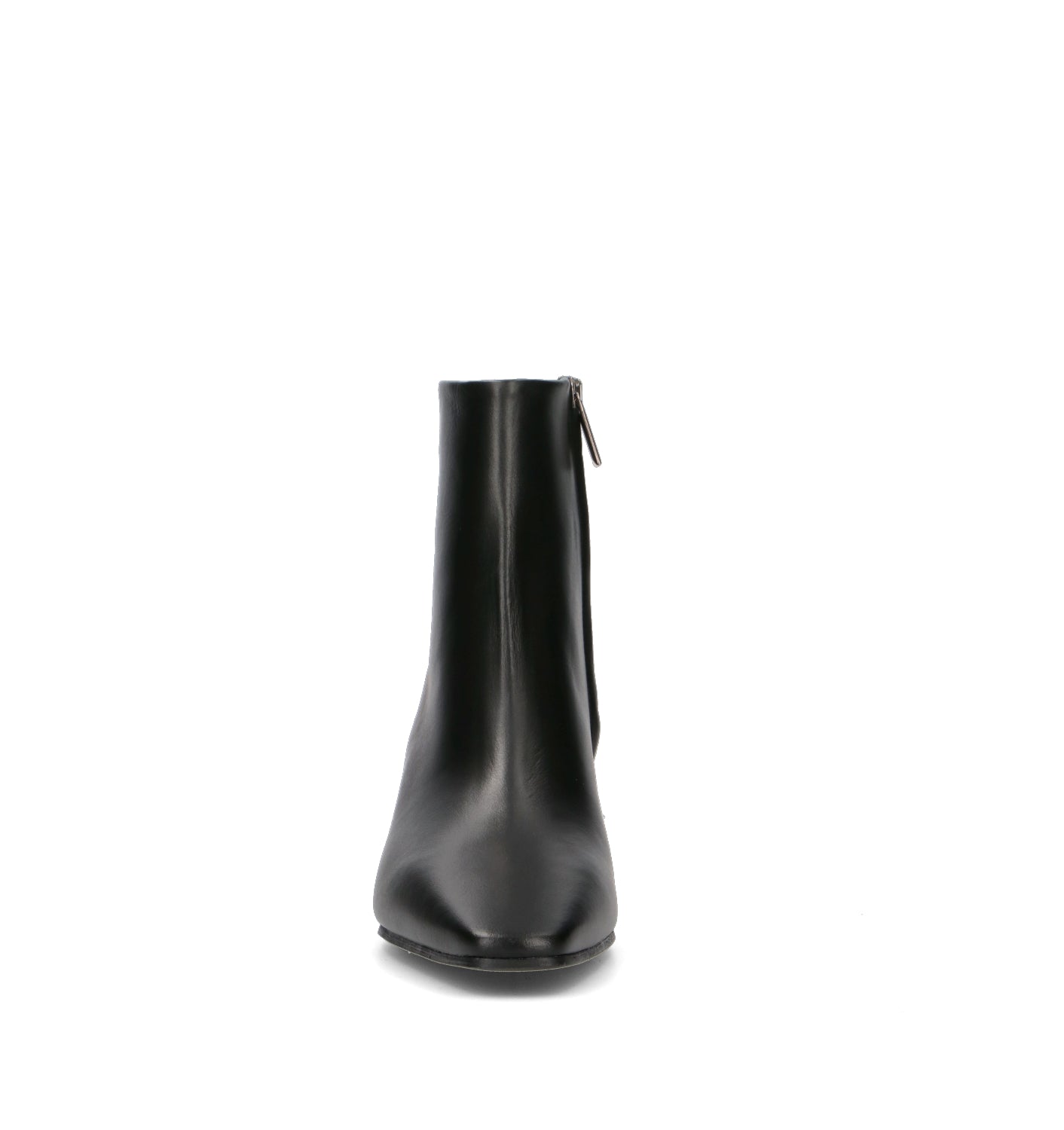 PHIL MELVIS Tronchetto donna nero in pelle